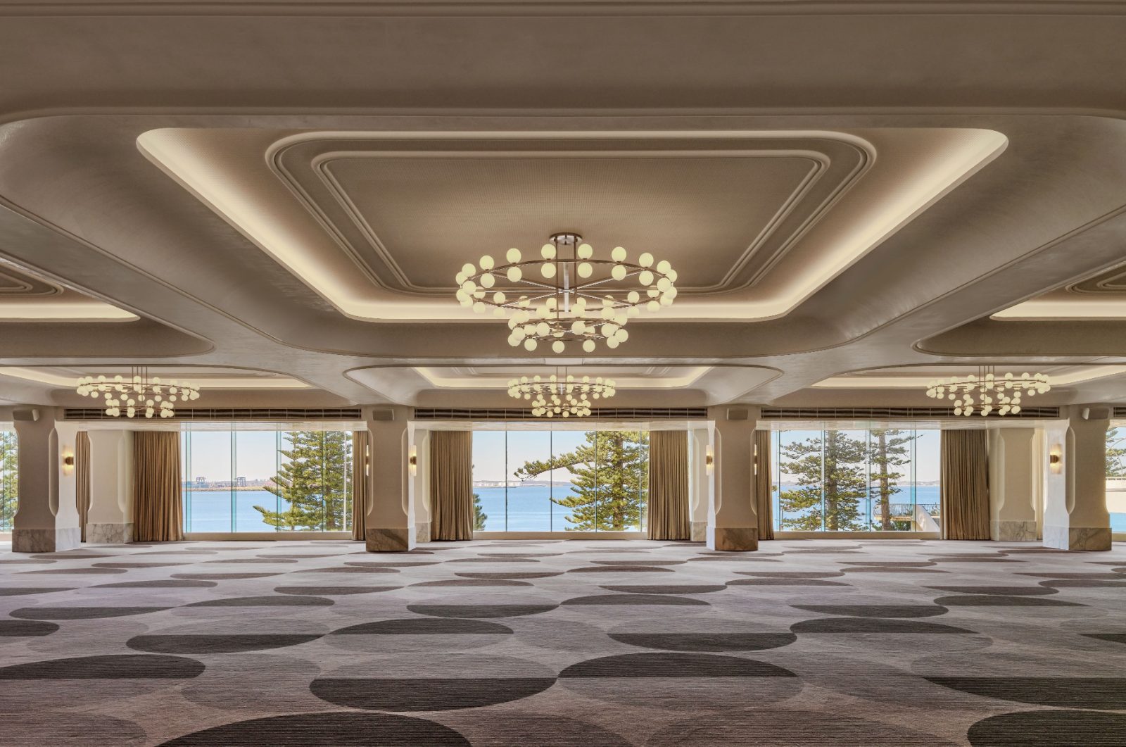 The Brighton Ballroom with bay views